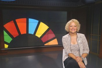 Salt Lake City Mayor Jackie Biskupski attends 2018 DPI NGO Conference at UN Headquarters in New York, 23 August 2018.