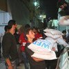 PMA destribui ajuda alimentar em Idlib. 