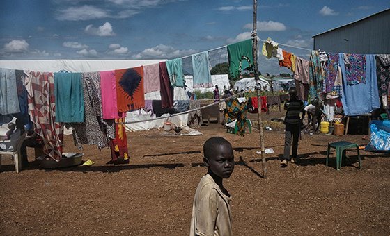 Thousands of people living in a UN protection camp in Juba, South Sudan, have been relocated to new temporary housing, Mangateen Camp.