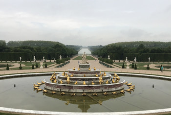 The Gardens of Versailles Palace.