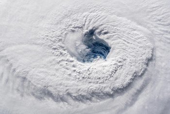 Hurricane Florence photographed from the International Space Station on 12 September, 2018.