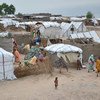 A camp for conflict-affected people in Rann, north-east Nigeria.
