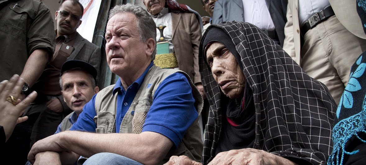 David Beasley, the head of the World Food Program, visiting Sanaa, Yemen, where the world’s worst hunger crisis has been unfolding for at least a year.