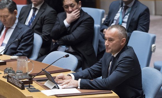 Nickolay Mladenov, the UN Special Coordinator for the Middle East Peace Process, briefs the Security Council on the situation in the Middle East, including the Palestinian question.