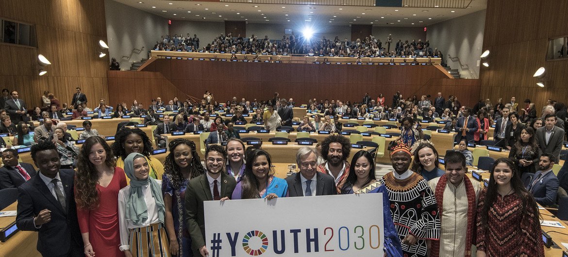 فعالية رفيعة المستوى لإطلاق استراتيجية الأمم المتحدة "شباب 2030" وشراكة جيل بلا حدود، لدعم الشباب وتمكينهم.