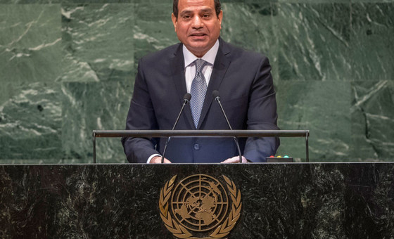 Developing countries ‘losing out’ in a world not governed by laws, Egyptian President says at UN Assembly