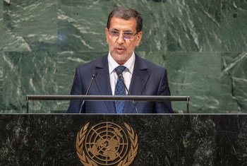 Le Premier ministre Saad-Eddine El Othmani du Royaume du Maroc prend la parole à la 73ème session de l’Assemblée générale des Nations Unies.
