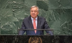 El Secretario General, António Guterres, presenta su informe anual sobre el trabajo de la Organización en visperas de la apertura del 73 periodo de sesiones del debate general.