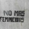 “No more femicides,” reads this graffiti, scrawled on a wall in Mexico City, where public outcry has been mounting against gender-motivated killings.