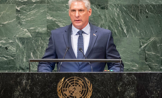 Capitalism’s greed fomenting terrorism, hurting sustainable development, asserts Cuban President