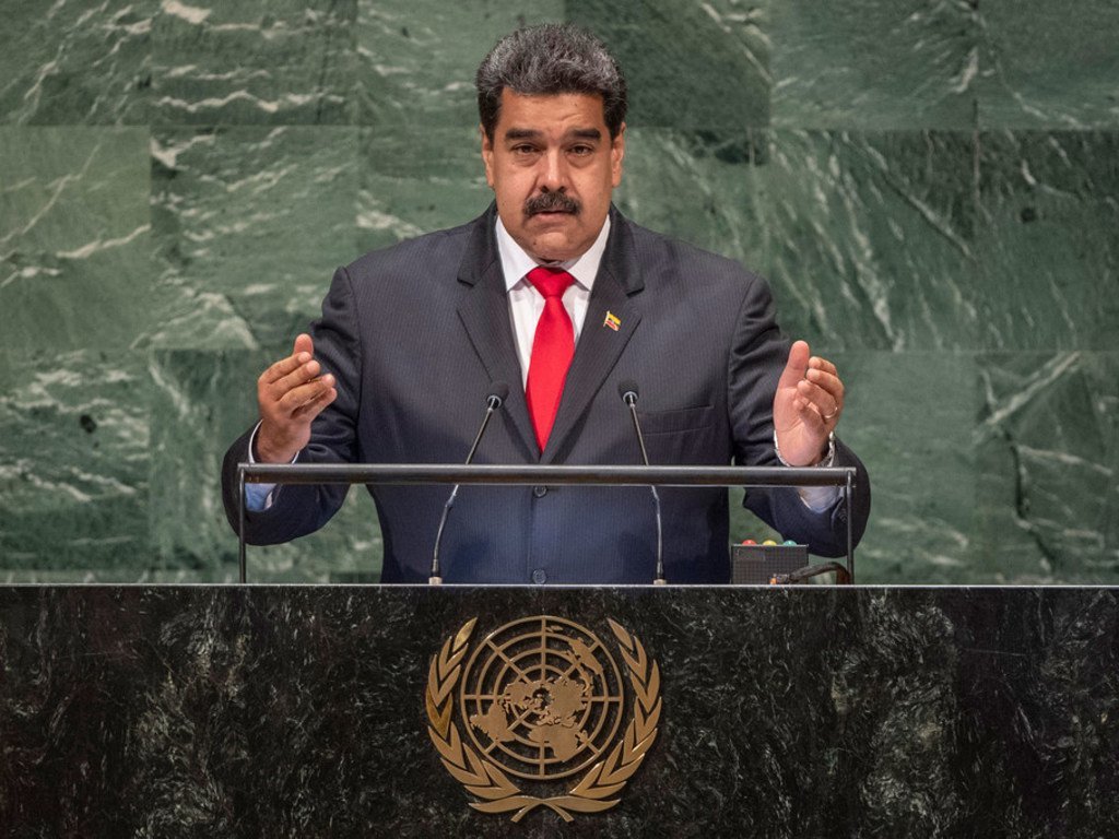 President Nicolás Maduro Moros of the Bolivarian Republic of Venezuela addresses the seventy-third session of the United Nations General Assembly.
