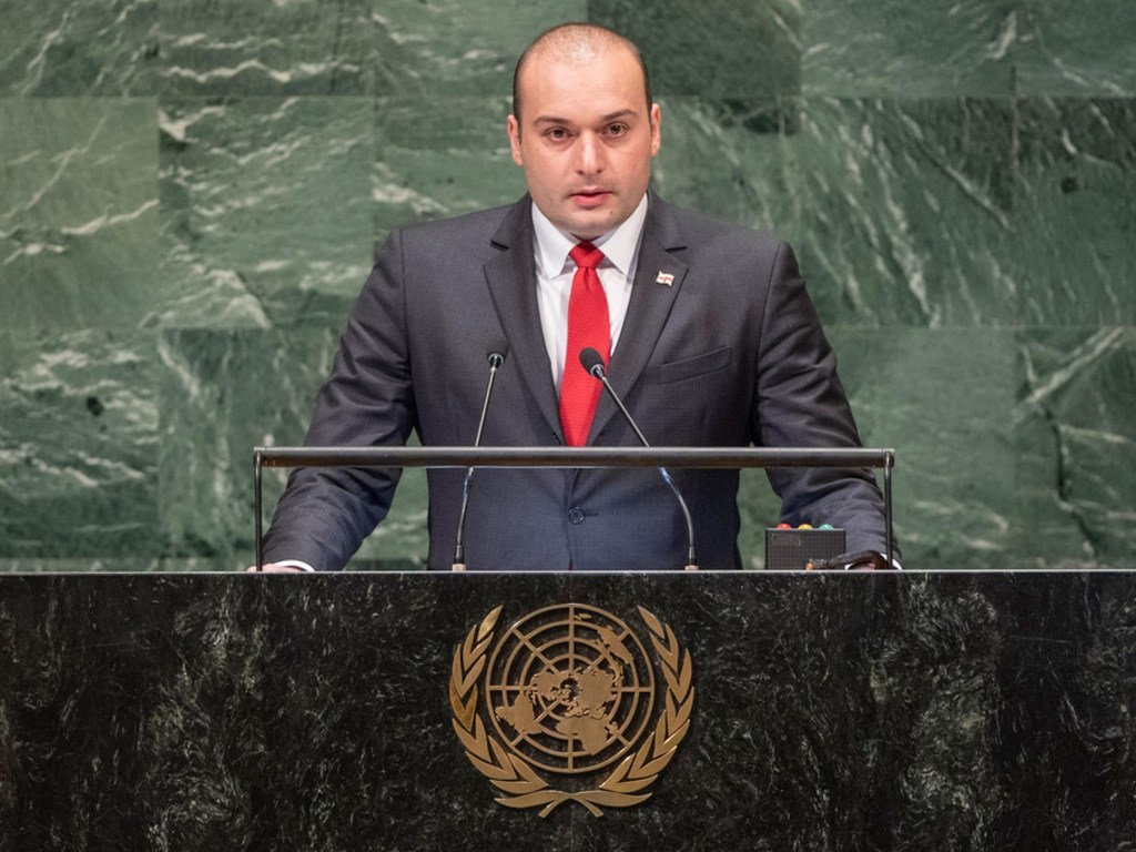Премьер-министр Грузии Мамука Бахтадзе на 73-й сессии Генеральной Ассамблеи ООН