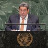 Prime Minister Ralph Gonsalves of Saint Vincent and the Grenadines addresses the seventy-third session of the United Nations General Assembly.