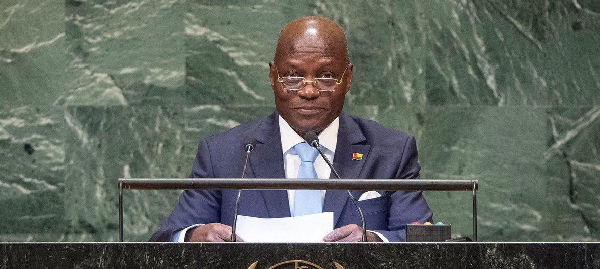 President José Mário Vaz of the Republic of Guinea-Bissau addresses the seventy-third session of the United Nations General Assembly.