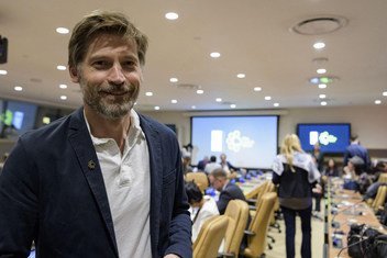 Nikolaj Coster-Waldau, United Nations Development Programme (UNDP) Goodwill Ambassador, attends the launch of The Lion's Share Fund, an innovative and unique initiative to support wildlife conservation and animal welfare across the globe.  27 September 20