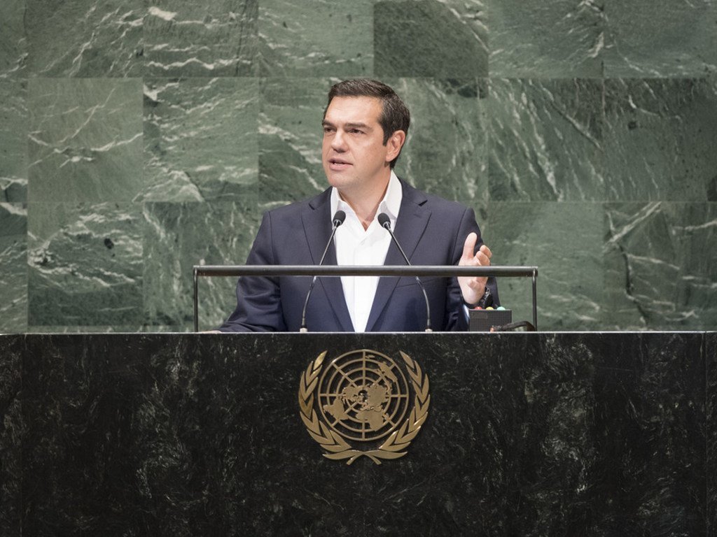 Alexis Tsipras, Prime Minister of Greece addresses the general debate of the General Assembly’s seventy-third session. 