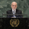 伊拉克外交部长易卜拉欣·贾法里在联大第73届会议一般性辩论上发言。