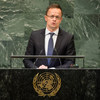 Foreign Minister Péter Szijjártó of Hungary addresses the seventy-third session of the United Nations General Assembly.