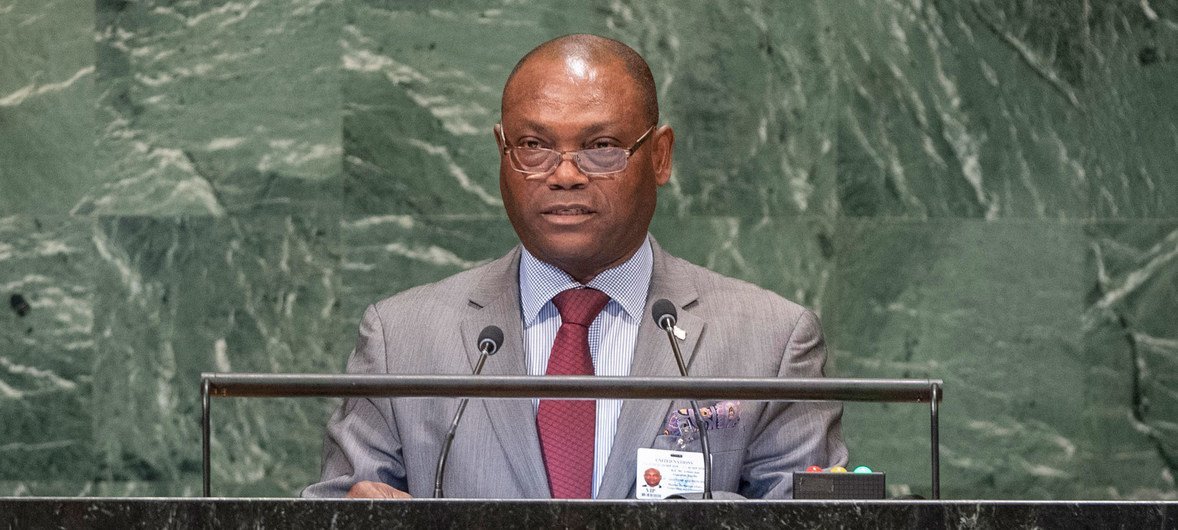 Ministro dos Negócios Estrangeiros e das Comunidades de São Tomé e Príncipe, Urbino Botelho. 