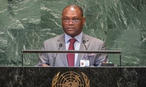 Ministro dos Negócios Estrangeiros e das Comunidades de São Tomé e Príncipe, Urbino Botelho. 