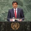 His Highness Sheikh Tamim bin Hamad Al-Thani, Amir of the State of Qatar, addresses the general debate of the General Assembly’s 73rd session.