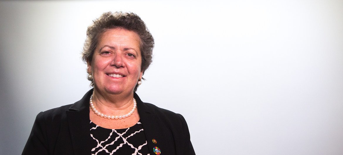 Ministra do Mar de Portugal, Ana Paula Vitorino. 