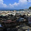 Madhara ya Tsunami na tetemeko Indonesia yaliwaacha wengi bila makazi.