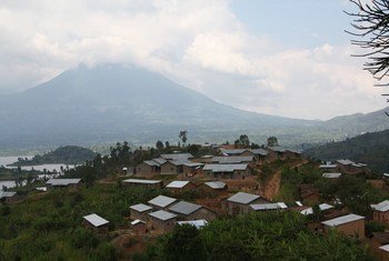 Un village au Rwanda.
