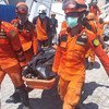Equipa de resgate em Sulawesi, na Indonésia, onde aconteceu um terremoto em setembro de 2018. 
