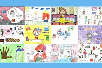 В ВОЗ провели конкурс детского рисунка о профилактике и лечении сезонного гриппа