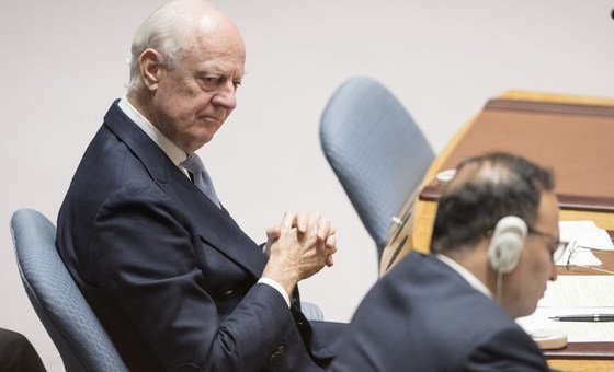 O enviado especial para a Síria fala em “desafio muito sério” para o processo de redação da nova Constituição.