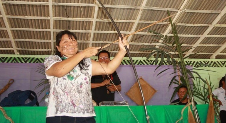Indígena brasileira ganha Prêmio de Direitos Humanos da ONU de 2018