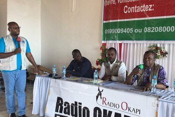 En septembre 2018, la radio appartenant à l'ONU, RDC, Radio Okapi, a organisé une émission en direct de Beni, dans le Nord-Kivu, au centre de l'épidémie d'Ebola.