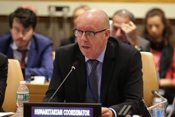 Jamie McGoldrick, Deputy Special Coordinator for the Middle East Peace Process, at UN Headquarters in New York.  2017.