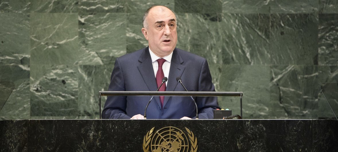 Министр иностранных дел Азербайджана Эльмар Мамедъяров выступил на сессии Генассамблеи ООН