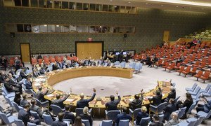 Le Conseil de sécurité de l'ONU en octobre 2018.