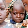 Children form an Early Childhood Development Cneter in Zimbabwe, where most come from impoverished families affected by HIV and Aids.  2011.