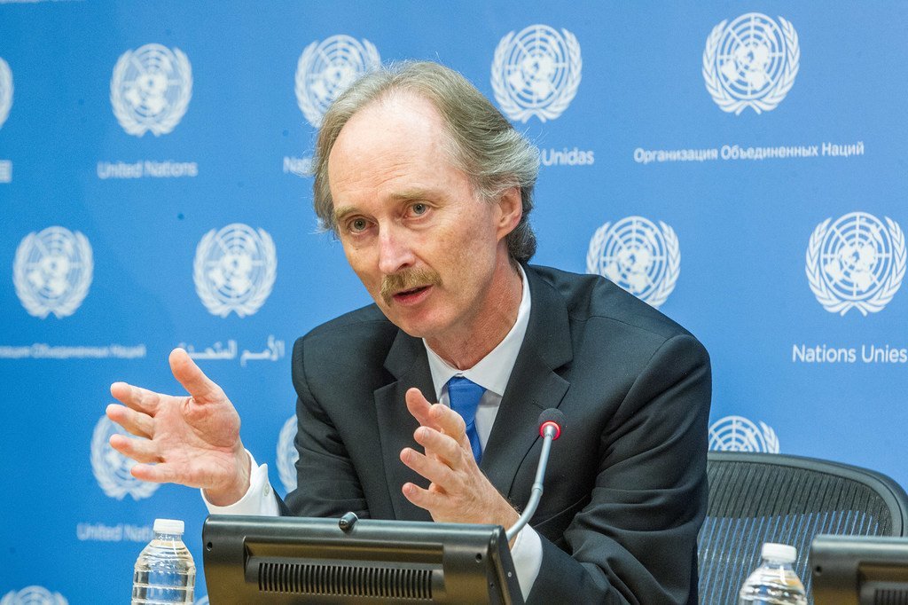 联合国叙利亚问题特使裴凯儒（Geir O. Pedersen ） 。（资料图片）