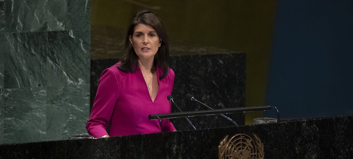 Embaixadora dos EUA junto à ONU, Nikki Haley, defende que durante 27 anos “tem havido o mesmo debate sobre Cuba. 