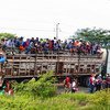 ARCHIVO Una caravana de migrantes centroamericanos pasa por Chiapas, México.