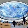 Vue générale du Conseil des droits de l'homme des Nations Unies en session à Genève.