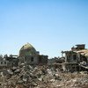 Destruction in the Iraqi war-battered city of Mosul, evident after the city was liberated from ISIL forces in 2017.