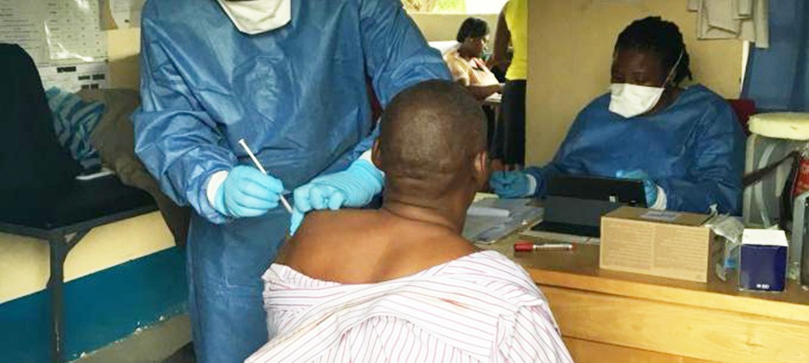 O processo de vacinação é semelhante ao que acontece na RD Congo