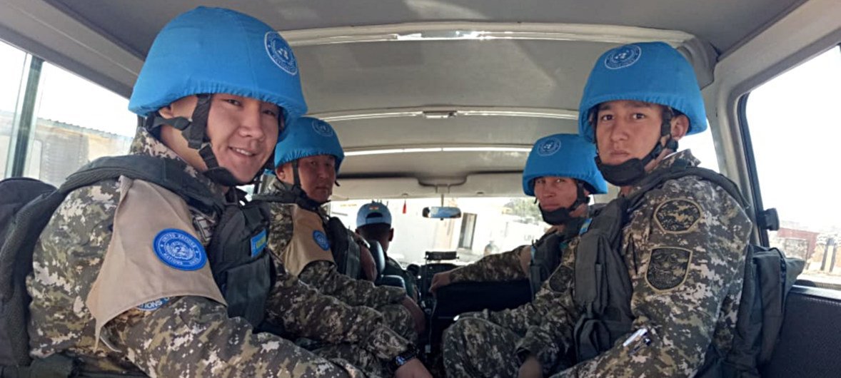 Миротворцы из Казахстана несут службу в составе контингента ООН в Ливане