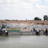 Represas de arena en Somalia. 