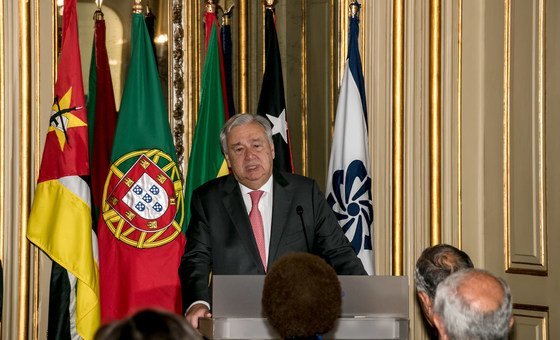 António Guterres participou no Brasil numa conferência da Cplp, em 2016