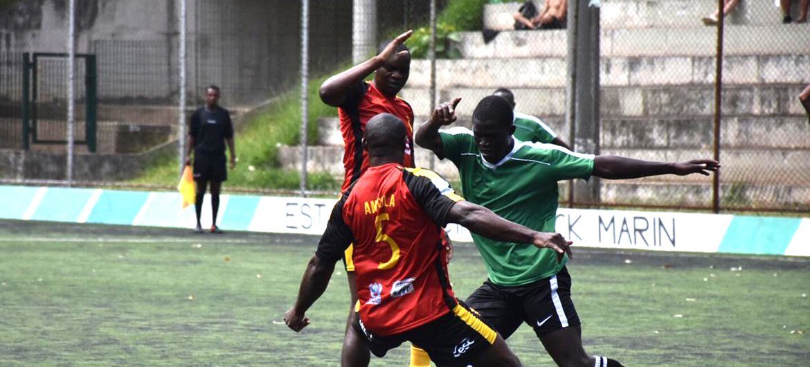 Em 2018, Angola disputou a semifinal com Níger na Copa do Brasil de Refugiados