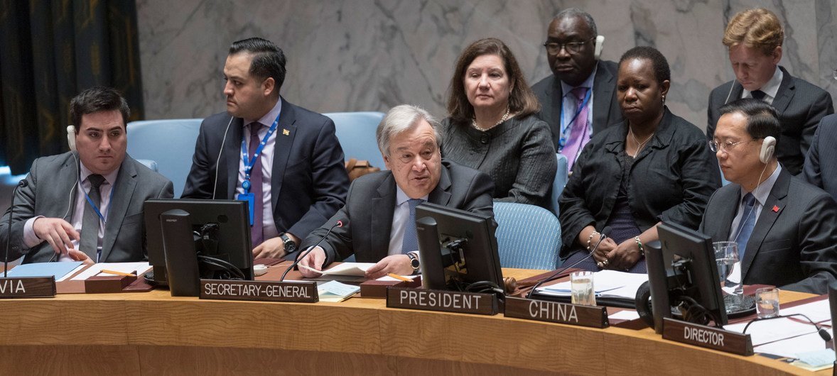 Guterres afirmou que a manutenção da paz em África continua a apresentar alguns dos maiores desafios da ONU 