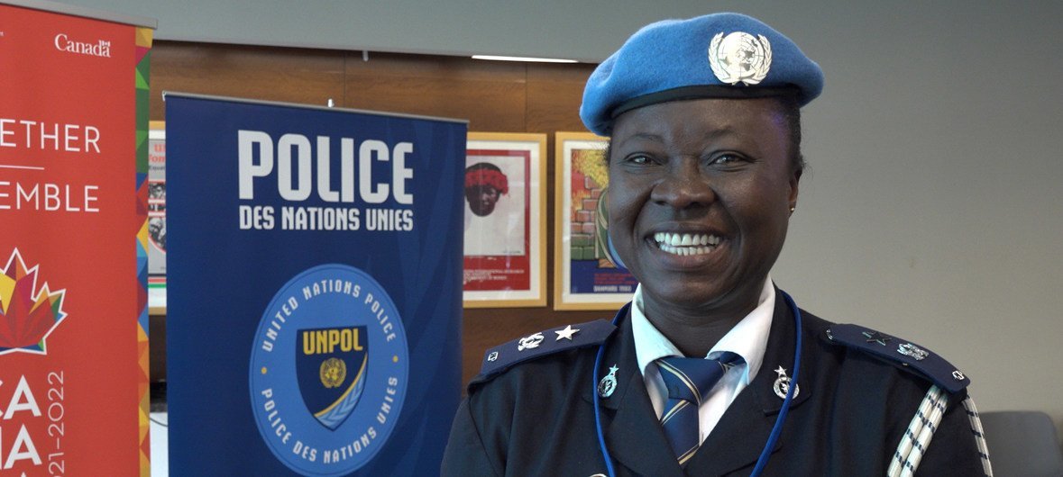 A ganesa Phyllis Osei ganhou o Prêmio de Polícia Feminina das Nações Unidas de 2018.