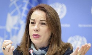 Press conference by the President of the United Nations General Assembly, Ms. María Fernanda Espinosa.